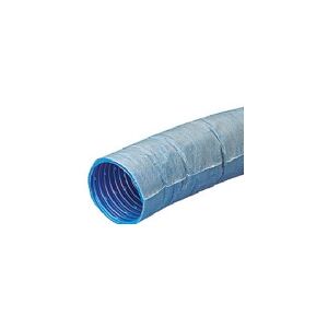 Nordisk Wavin Drænrør 92-80mm. 50m rll. - med geotekstil 2.5x5mm slids. Blå Wavin PVC - (50 meter)