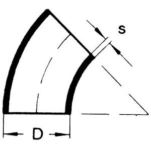 Indura 219,1 X 6,3 Mm Svejsebøjning