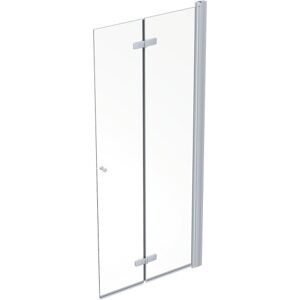 Foldedør 700x2000mm Contura Shower Aluminium