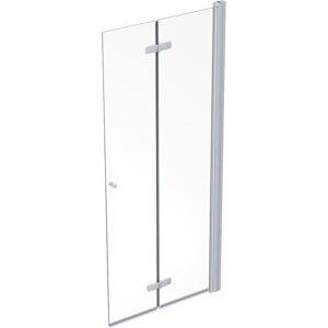 Foldedør 900x2000mm Contura Shower Aluminium