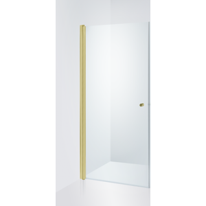 Brasta Straight Doors Viktorija 1/2, Gold Profiles 80x200cm