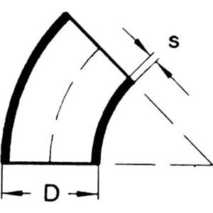 Indura 219,1 X 6,3 Mm Svejsebøjning