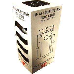 H.F. Hansen Komplet Afløbsskål T/beton Og Klinkegulv 110 Mm M/sideindløb