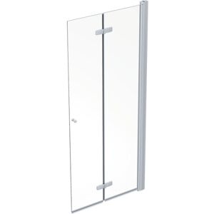 Foldedør 900x2000mm Contura Shower Aluminium