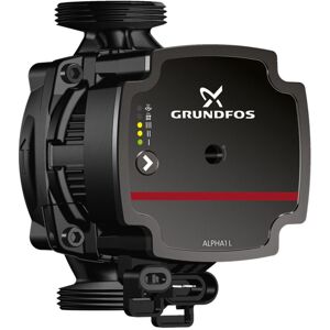 Grundfos - Alpha1 l 25-60/130 Circulateur de chauffage - 3.600 L/u - 45W - Hauteur de refoulement 6 m - Entraxe 130 mm - Très économique - Rouge#noir#acier#inox - Publicité