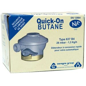 Détendeur butane - quick on - pour valve 27 mm - Favex