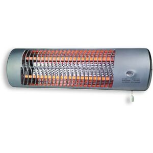 -  - Réglette infrarouge murale 1200W - 13 x 56 x 16,5 cm - Mise en marche par tirette - Gris