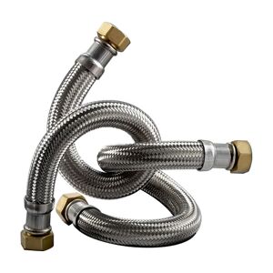 Flexible sanitaire/chauffage Inox Øintér.26mm - Femelle/Femelle 1 - 1000mm - extra twist