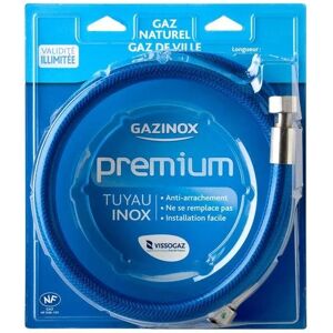 Flexible inox gaz naturel validité illim. garantie à vie,1.5m masterinox Premium - Gazinox