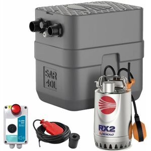 Kit Station De Relevage Pedrollo Sar 40l Rxm1 - Complet 220v 4.8 M3/h