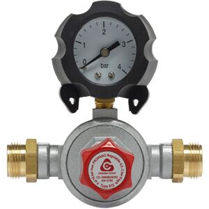 Mano-détendeur haute pression Propane avec manomètre 8kg/h - 0,5 à 3b - M20x150 Favex