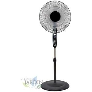 - Ventilateur sur pied SF0148 50W 3 vitesses D40cm Noir