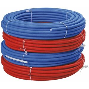 PBTUB Tube multicouches gaine en couronnes turatec - Diamètre : 16 x 2 - Lg 100 m - Bleu - Publicité