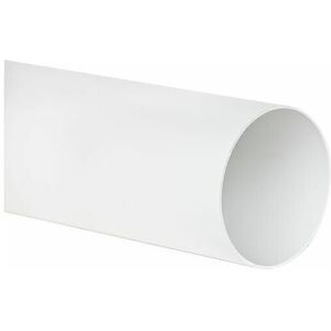 - Tube rond dn 150, 1 m, blanc avec manchon