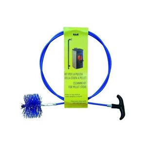 - Pellet Ramoneur Kit Flexi Rod 200 Cm diamètre 80 Mm