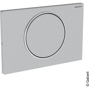 Geberit Sigma10 Plaque de déclenchement pour rinçage interrompable, à visser, 115787SN5,