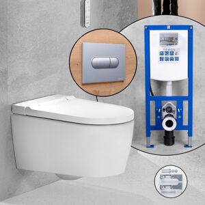 Geberit Pack complet WC lavant Geberit AquaClean Sela et bâti-support neeos,, 146220JT1+16604CM#SET,