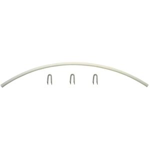 10 x isolateurs tube, longueur  60 cm,  (solution d'angle pour cordelettes jusqu'a 8 mm)