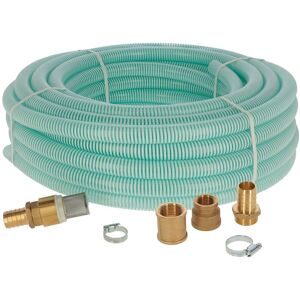 Kit de tuyau daspiration de 7 m pour pompe de pâture Kerbl, adapté aux raccords 3/4 et 1 pouce