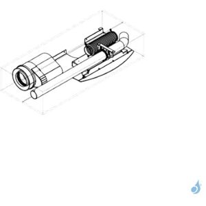 MCZ X-UP! Raccord pour conduits de fumees coaxiaux- Ø mm 80/130