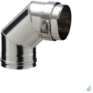 Coude a secteur 90° Poujoulat Inox 316 Ø100/130/150 mm