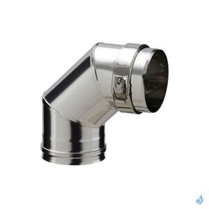 Coude a secteur 87° Poujoulat Inox 316 Ø100 ou 130 mm