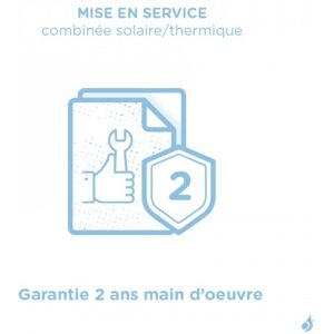 Mise en service combinee solaire thermique Daikin France - Garantie 2 ans main d?oeuvre