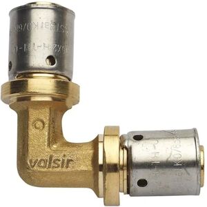 Valsir Raccord coudé Valsir Pexal à 90 degrés D 40 mm en laiton VS0130827