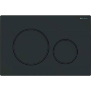 Geberit Plaque de commande Geberit Sigma20 pour WC Noir mat 115.882.16.1