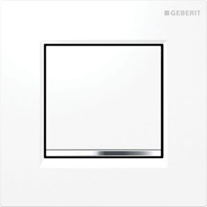 Contrôle Geberit Typ 30 116017KJ1 pneumatique, plastique blanc / chrome / blanc