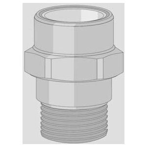 Eisenberg Friatherm Friatec raccord à vis de transition court 75540620000 à coller, 25 mm x R 3/4, filetage extérieur