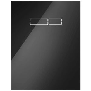 TECE plaque de commande TECElux 9650003 verre noir, sen-touch electronics