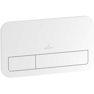 Villeroy und Boch Villeroy & Boch ViConnect E200 92249068 plaque de commande, blanc, en plastique