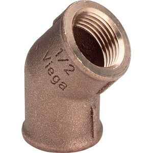 Viega Coudes 318048 Rp 3/8, 45°, bronze