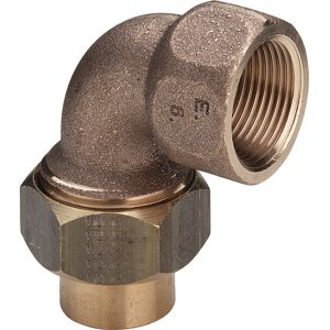 Viega Raccord coudé Viega 107338 22 mm x Rp 3/4, 90 degrés, bronze, joint conique, coudé