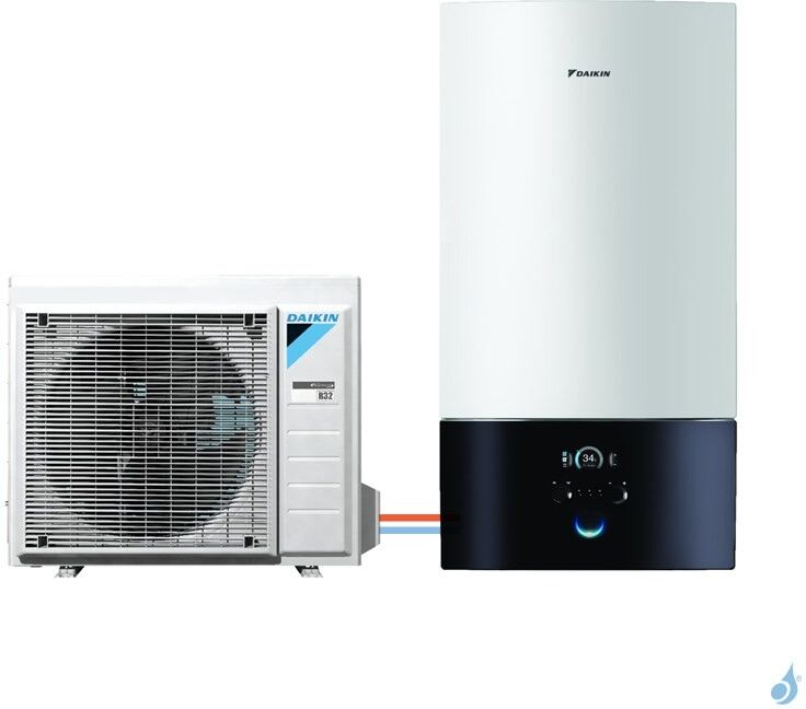 Daikin Pompe à chaleur DAIKIN Altherma 3 R W moyenne température gaz R-32 taille 6 ERGA06DV + EHBH08D6V 6kW A+++