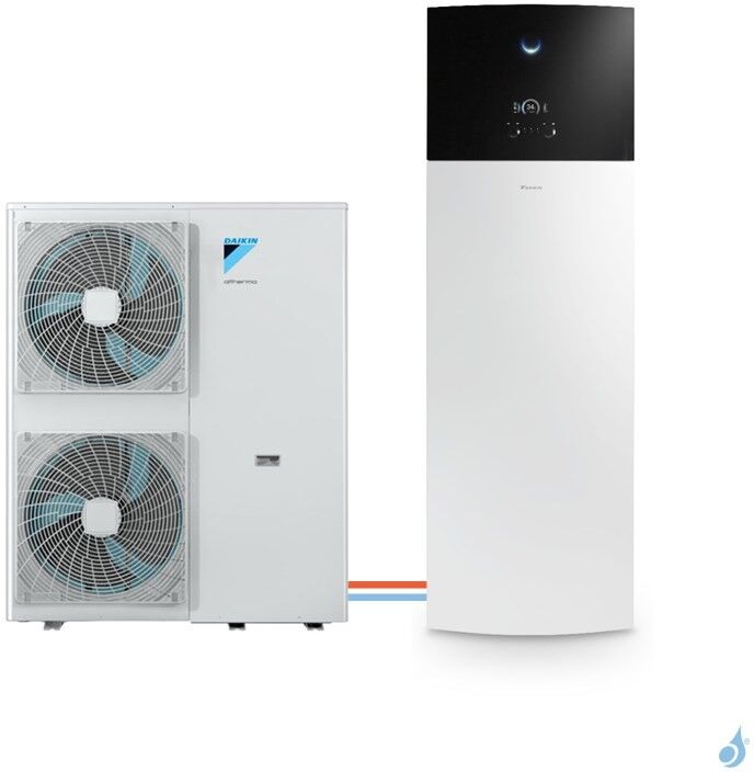 Daikin Pompe à chaleur DAIKIN Altherma 3 H F moyenne température gaz R-32 taille 14 EPGA14DV + EAVH16S18D6V 14kW ECS 180L A+++