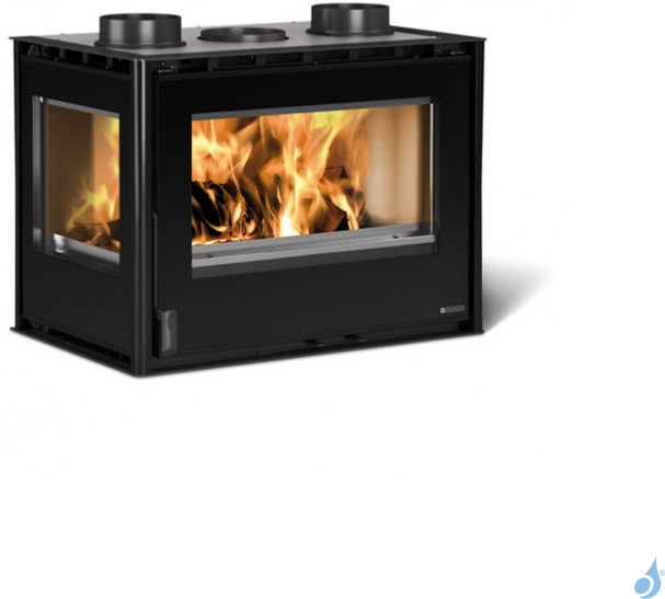 La Nordica Extraflame Inserto 70 Crystal Angolo Insert à bois avec vitre latérale 9,2kW A