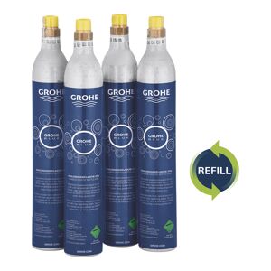 Grohe Blue - RICARICA bombola CO2 da 425 g (4 PEZZI) - 40687000