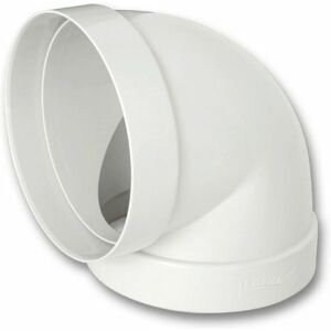 Edil Plast LA VENTILAZIONE CURVA 90° PER TUBO CANALIZZATA IN ABS DN. 150 MM BIANCO CCR150B