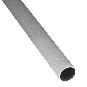 STANDERS Profilo tondo  in alluminio anodizzato grigio opaco Ø8mm L1mxSp1 mm