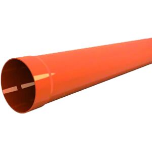 Leroy Merlin Tubo per evacuazione acqua arancio in pvc Ø 80 mm L 2 m