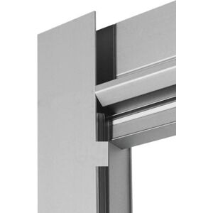 Leroy Merlin Profilo quadrato in alluminio verniciato bianco lucido L5m L5xSp5xH190 mm