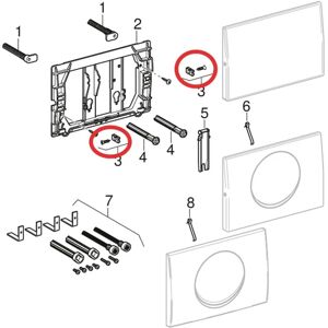 Geberit Pulsante doppio comando