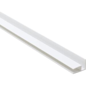 STANDERS Profilo a y  in pvc grezzo bianco opaco L2m L20xSp1.5xH28 mm