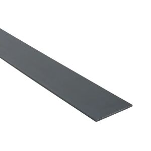 STANDERS Profilo piatto  in pvc grezzo grigio opaco L2.6m L50xSp2xH2 mm