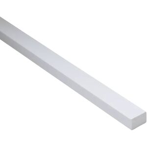 STANDERS Profilo rettangolare  in pvc grezzo bianco opaco L1m L10xSp10xH15 mm