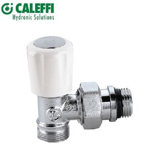 Caleffi Valvola Termostatizzabile Predisposta Per Comandi Termostatici, Elettrotermici, Elettronici Versione A Squadra 3/8 Rame - Codice 338302