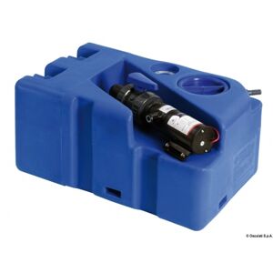 Osculati Serbatoio rigido 50 Lt. con maceratore 12 V per acque nere in plastica blu