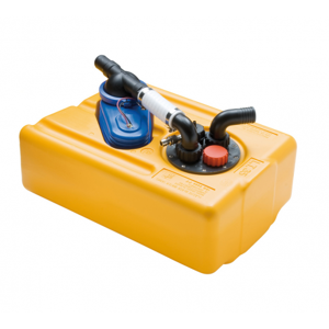 CanSB Serbatoio rigido 41 Lt. con pompa 12 V per acque nere/grigie in plastica giallo Can SB